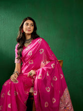 Womens Fashion Ethnic Pink Color Sarees-MLSHWSA1315PNK0ONE